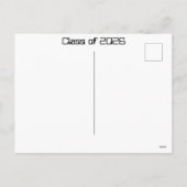 Terminator Skull Graduation Class of 2026 Graphic Feestdagenkaart (Achterkant)