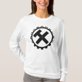 Terminatryx Black Gear Logo Shirt (Dames) (Voorkant)