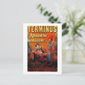 Terminus Absinthe PosterEurope Briefkaart (Staand voorkant)
