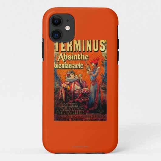 Terminus Absinthe  PosterEurope Case-Mate iPhone Case (Achterkant)