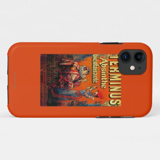Terminus Absinthe  PosterEurope Case-Mate iPhone Case (Achterkant (horizontaal))