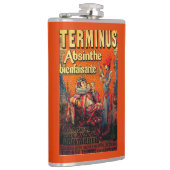 Terminus Absinthe PosterEurope Heupfles (Rechts)