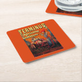 Terminus Absinthe  PosterEurope Kartonnen Onderzetters (Schuin)