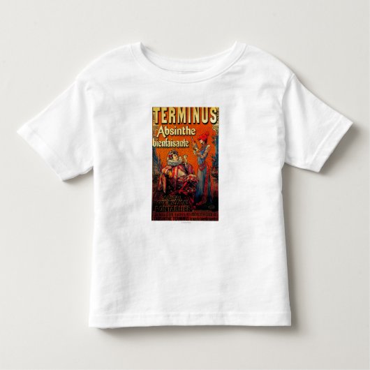 Terminus Absinthe  PosterEurope Kinder Shirts (Voorkant)