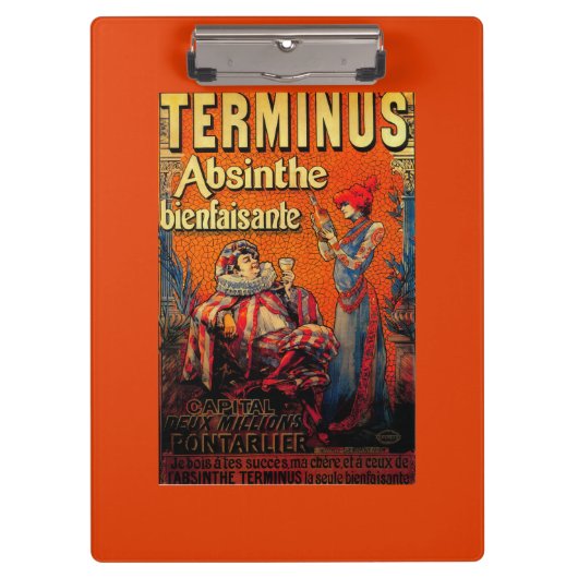Terminus Absinthe  PosterEurope Klembord (Voorkant)