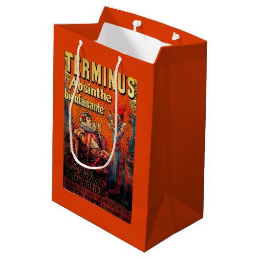 Terminus Absinthe PosterEurope Medium Cadeauzakje (Achterkant Gekanteld)