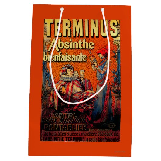 Terminus Absinthe  PosterEurope Medium Cadeauzakje (Achterkant)