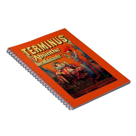 Terminus Absinthe  PosterEurope Notitieboek (Rechterzijde)