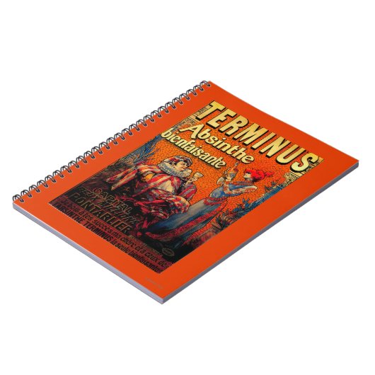 Terminus Absinthe  PosterEurope Notitieboek (Linkerzijde)