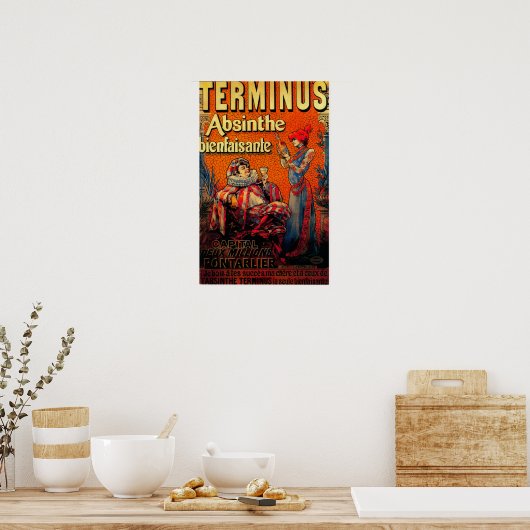 Terminus Absinthe  PosterEurope Poster (Keuken)