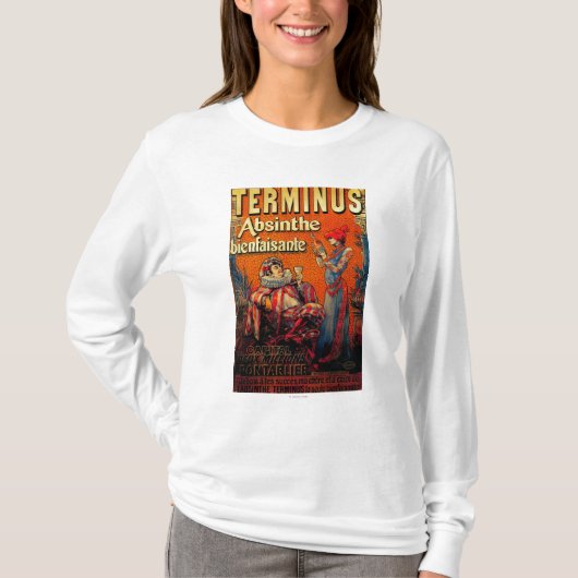 Terminus Absinthe  PosterEurope T-shirt (Voorkant)