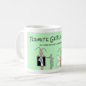 Termite krijgt een foto koffiemok (Voorkant links)