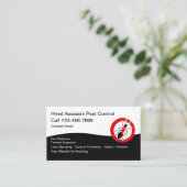 Termite Pest Control Business Cards New Visitekaartje (Staand voorkant)