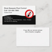 Termite Pest Control Business Cards New Visitekaartje (Voorkant / Achterkant)
