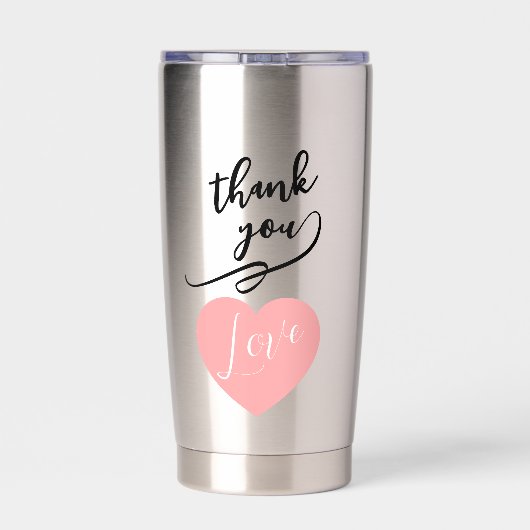 Termo de acero inoxidable para San Valentin Geïsoleerde Drinkbeker (Achterkant)