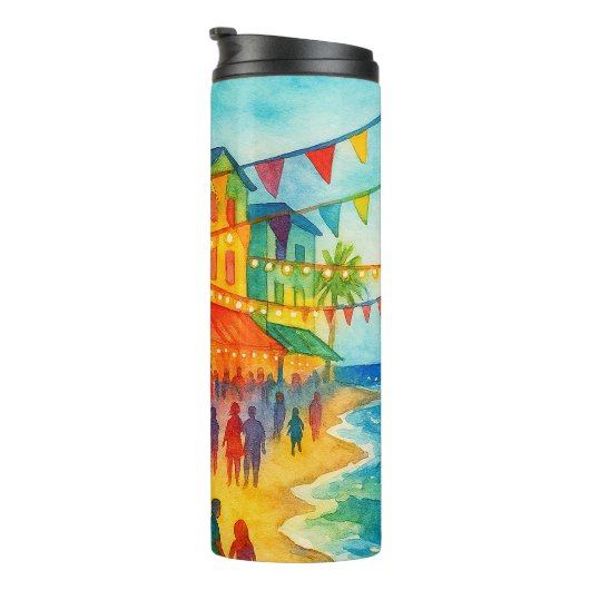 Termo fiesta playera en el centro thermosbeker (Geroteerd rechts)