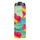 Termo helados en la playa thermosbeker (Voorkant)