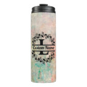 Termo L Floral Monogram Letter Thermosbeker (Voorkant)