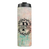 Termo P Floral Monogram Letter Thermosbeker (Voorkant)