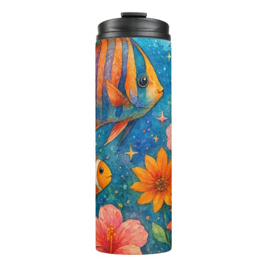 Termo peces y brillos  thermosbeker (Voorkant)