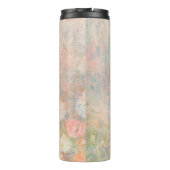 Termo U Floral Monogram Letter Thermosbeker (Achterkant)