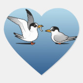 Tern Love Hart Sticker (Voorkant)