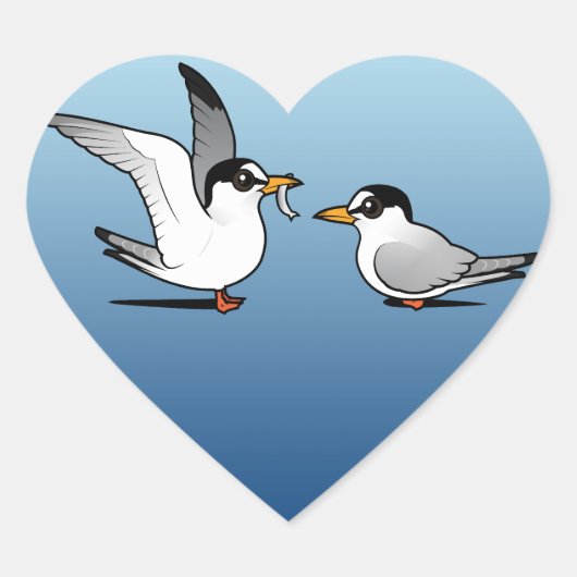 Tern Love Hart Sticker (Voorkant)