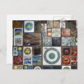 ternaire tegels briefkaart (Voorkant / Achterkant)