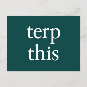 Terp Dit donkere Briefkaart