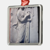 Terpsichore, de muze van dansen en liedjes metalen ornament (Links)