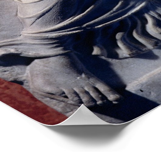 Terpsichore, de muze van dansen en liedjes poster (Hoek)