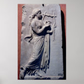 Terpsichore, de muze van dansen en liedjes poster (Voorkant)