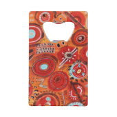 Terra Abstract Credit Kaart Bottle Open Creditkaart Flessenopener (Achterkant)