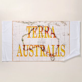 Terra Australis Map 1814 Strandlaken