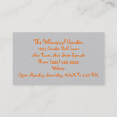 Terra Cotta Aardewerk Tuin Decoratie (foto) Visitekaartje (Achterkant)