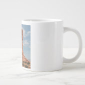 Terra Cotta Earth Monolith Art Print | Sculptural Grote Koffiekop (Rechts)