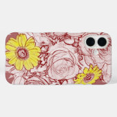 Terra Cotta Edged Bouquet Case-Mate iPhone Case (Achterkant (horizontaal))