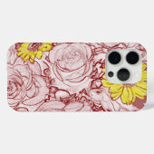 Terra Cotta Edged Bouquet Case-Mate iPhone Case (Achterkant (horizontaal))