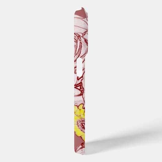 Terra Cotta Edged Bouquet Case-Mate iPhone Case (Achterkant / Rechts)