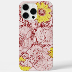 Terra Cotta Edged Bouquet iPhone 16 Pro Max Hoesje