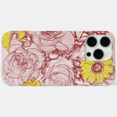 Terra Cotta Edged Bouquet Case-Mate iPhone Case (Achterkant (horizontaal))
