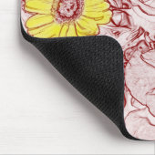 Terra Cotta Edged Bouquet Muismat (Hoek)