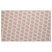 Terra Cotta Edged Daisy Rose Bouquet Stof (Fat Quarter)