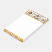 Terra Cotta Fotocollage - Aangepast Persoonlijk Post-it® Notes (Schuin)