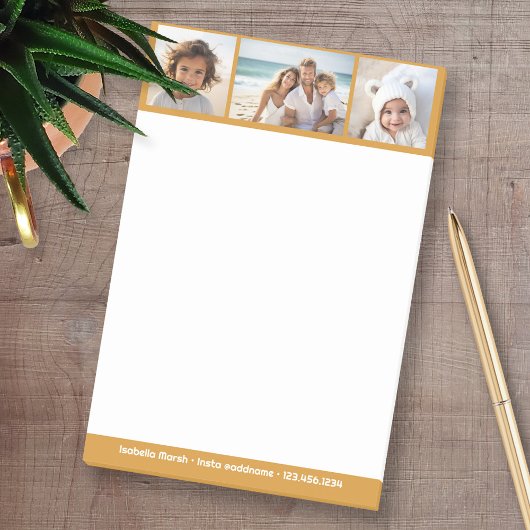 Terra Cotta Fotocollage - Aangepast Persoonlijk Post-it® Notes