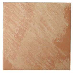 Terra Cotta met White Wash Print Tile 6x6 Tegeltje