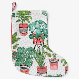 Terra Cotta Planten pottenpatroon. Kleine Kerstsok