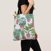 Terra Cotta Planten pottenpatroon. Tote Bag (Dichtbij)