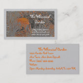 Terra Cotta Pottery Garden Decoration (photog) Visitekaartje (Voorkant / Achterkant)