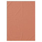 Terra Cotta Rustic Solid Kleur Tafelkleed (Voorkant)